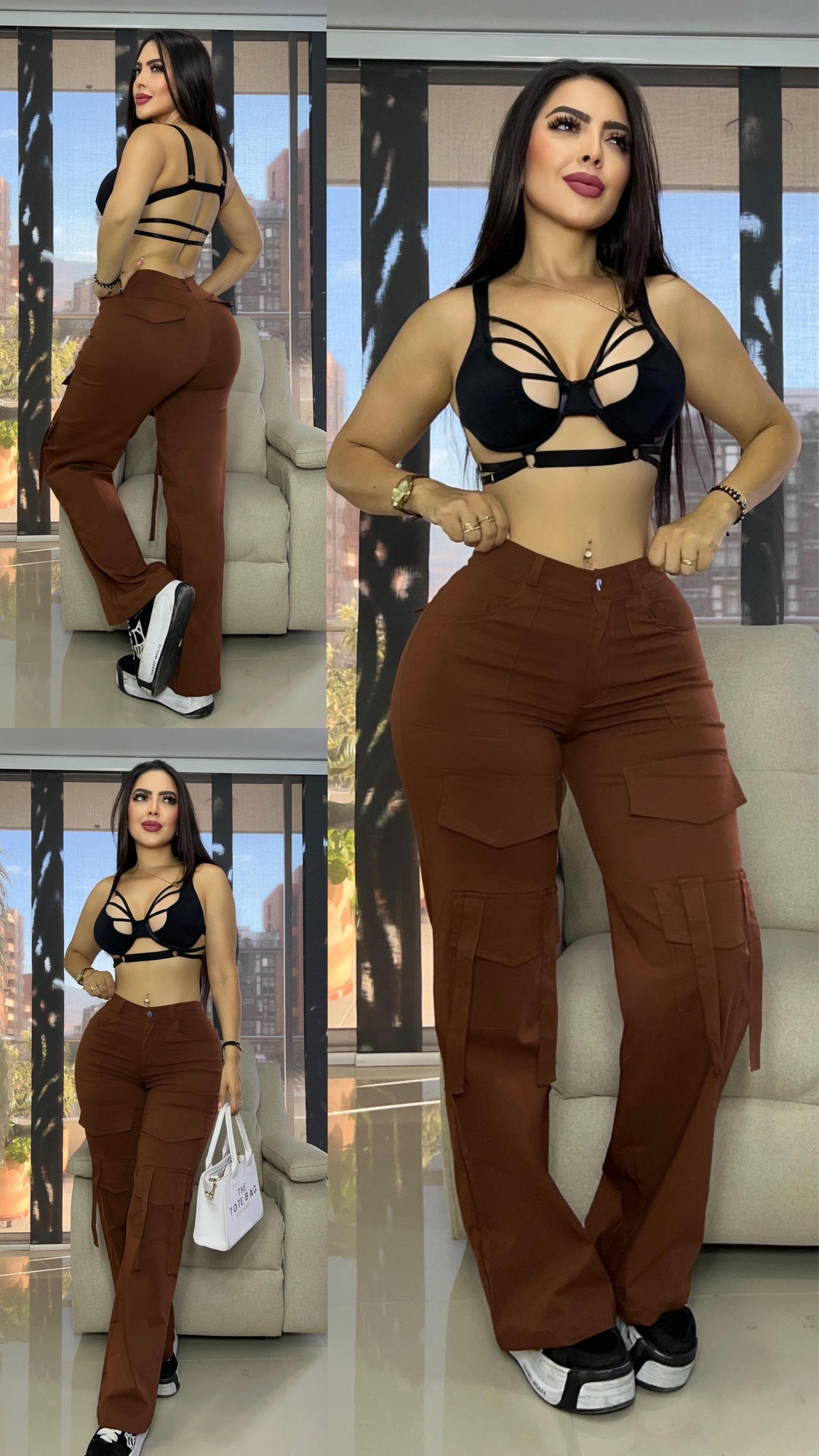 PANTALÓN CARGO TIRAS